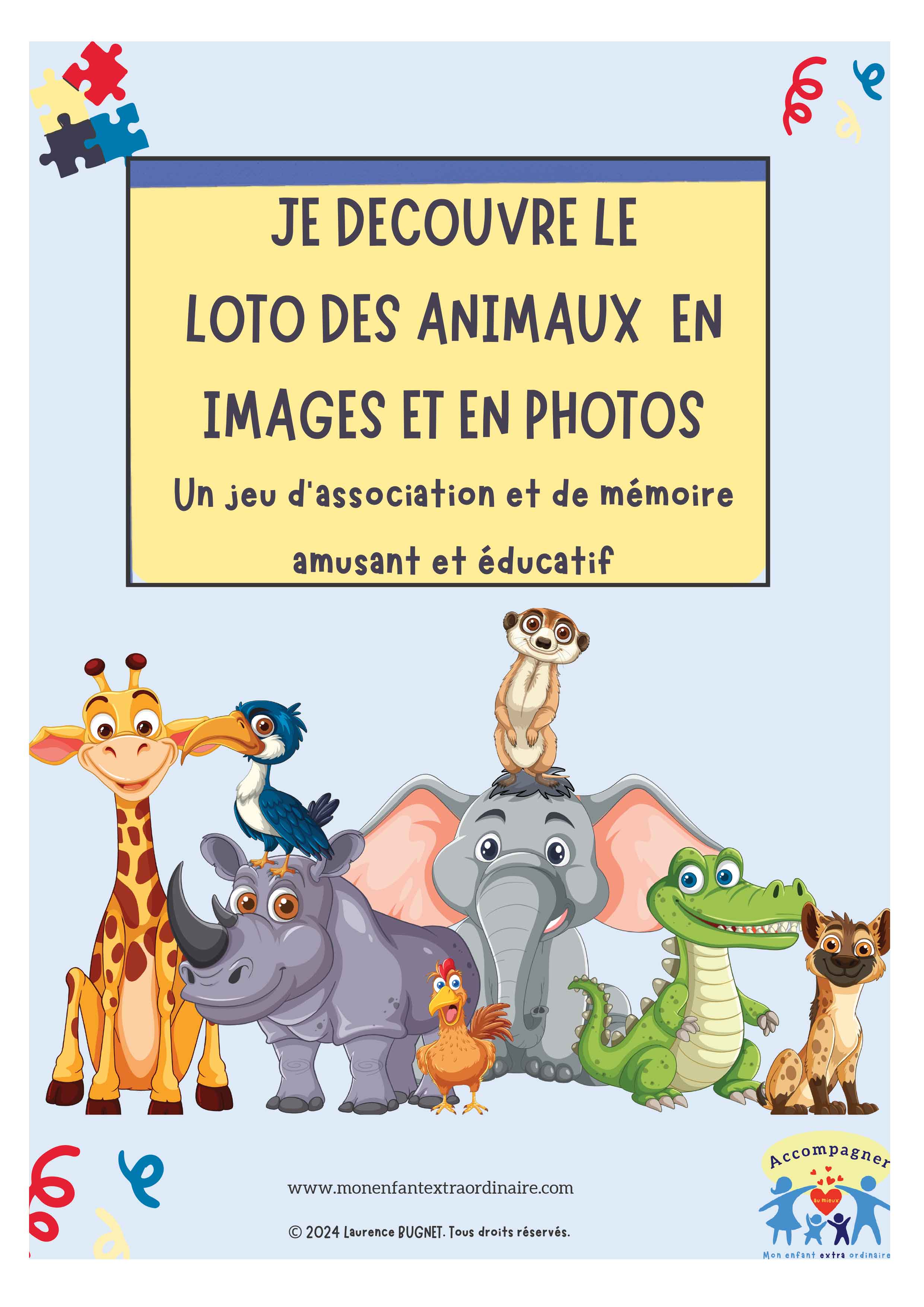 JE DECOUVRE LE LOTO DES ANIMAUX EN IMAGES